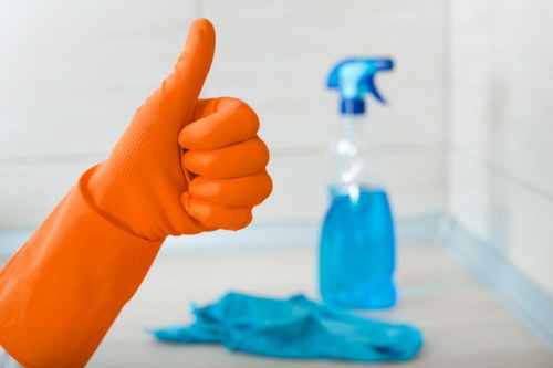 Professional curtain cleaning removing dust and pollution in Aldgate