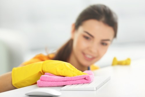 Charity donation items and reusable textiles prepared for reuse